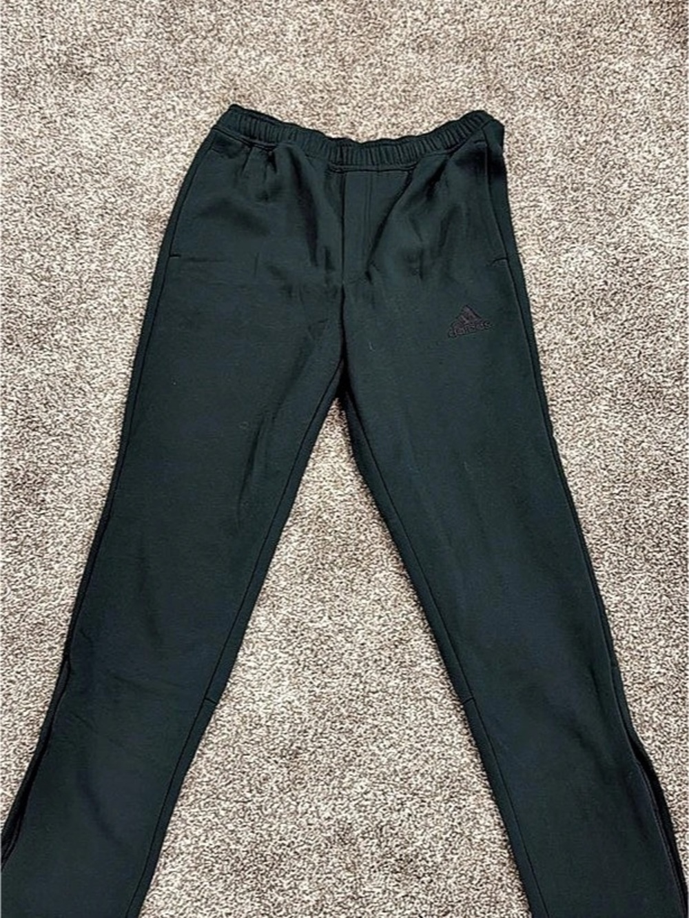 adidas Men's Fleece Jogger Green Track Pants Size Medium